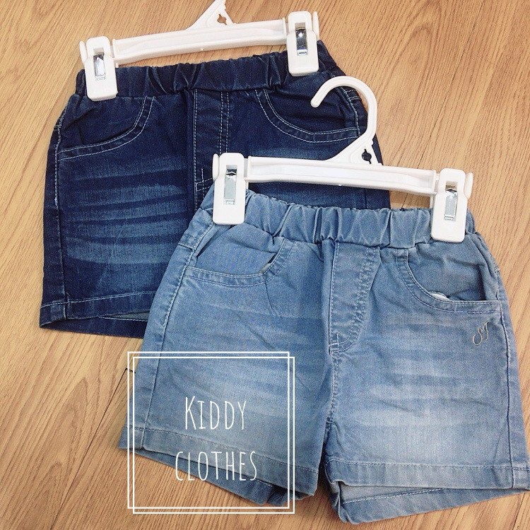 Quần short jeans bé trai bé gái hàng TQXK
