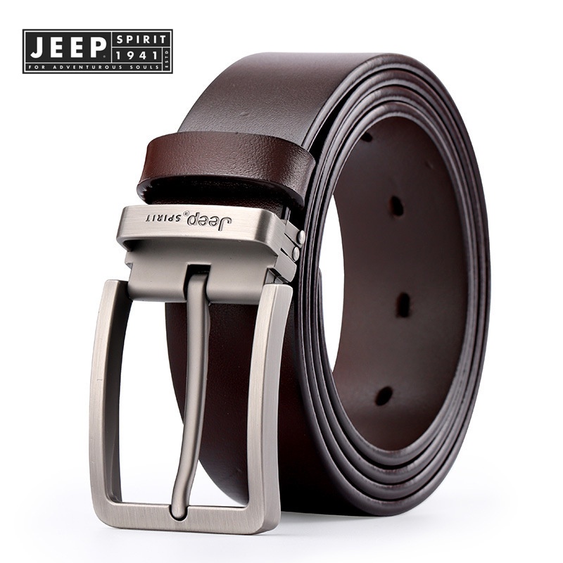 JEEP SPIRIT 1941 ESTD Thắt lưng khóa kim da nam mới