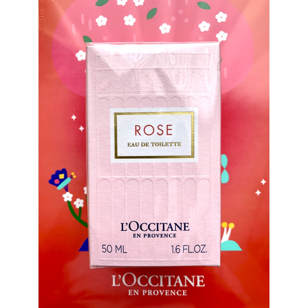 [BILL US/FR] L'Occitane NƯỚC HOA hương Hoa Hồng Moisturizing Rose EDT 50ml