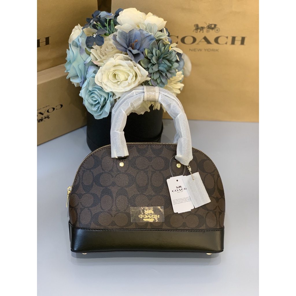 Túi xách đeo chéo dáng hến 25cm xuất xịn