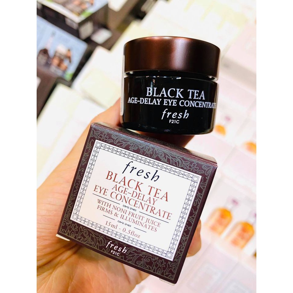 (DATE CÒN 13-14 THÁNG) Kem mắt Fresh Black Tea Age Delay Eyes Concentrate 15ml