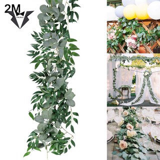 Dây Lá Cây Bạch Đàn Giả Treo Tường Trang Trí Nhà Cửa