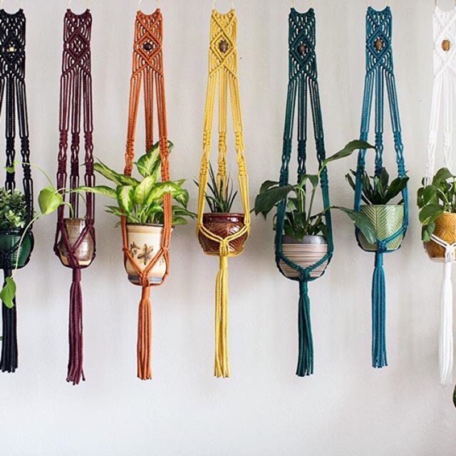 Dây treo cây macrame