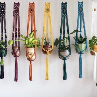 Dây treo cây macrame