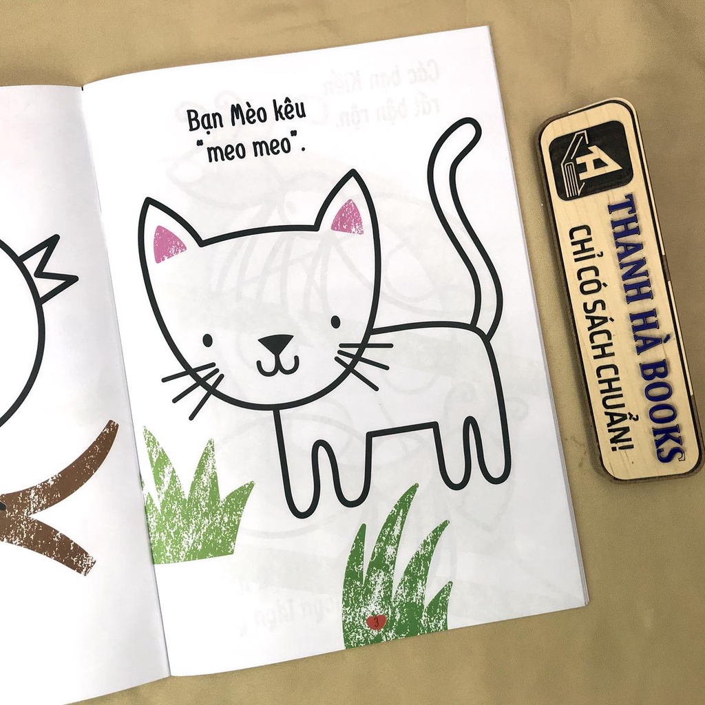 Sách - Cuốn sách Tô màu đầu tiên của tớ - Khu vườn xinh đẹp - Dành cho bé từ 3 - 9 tuổi