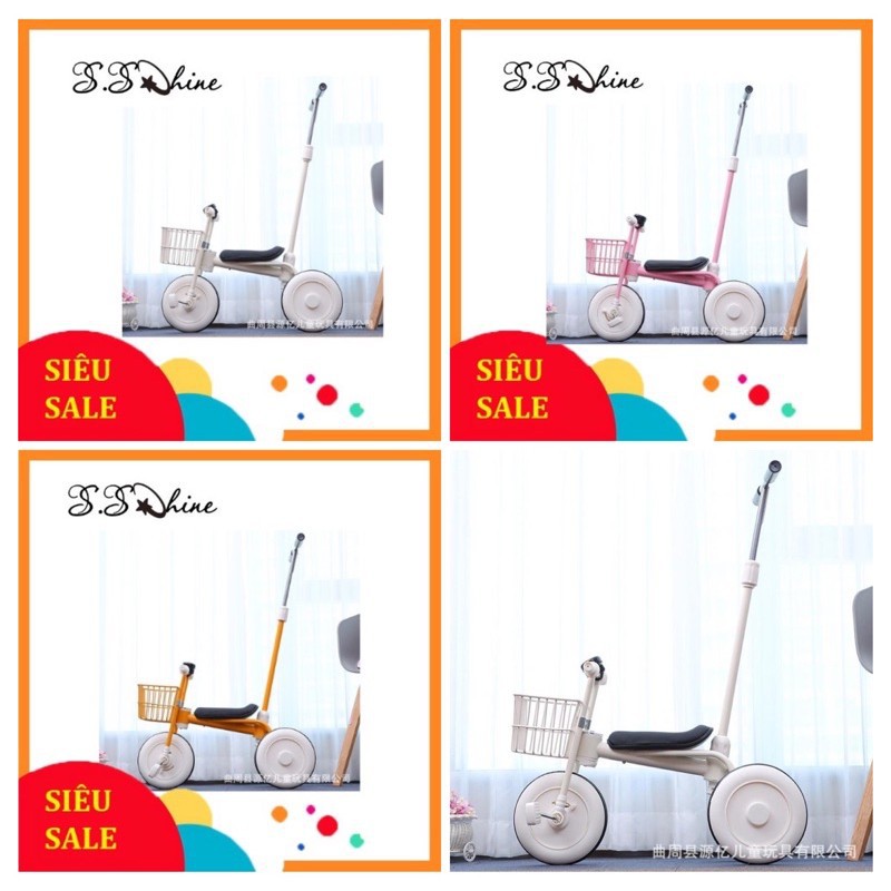 Xe đạp ba bánh LUCKMAN - Siêu dễ thương cho các bé đây ba mẹ,xinh xắn,đáng yêu dành cho bé 1- 6 tuổi