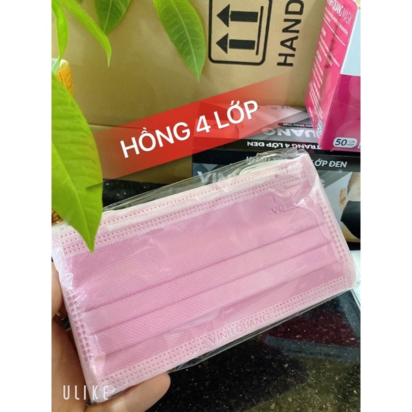 khẩu trang 4l Hồng VINH QUANG Mask