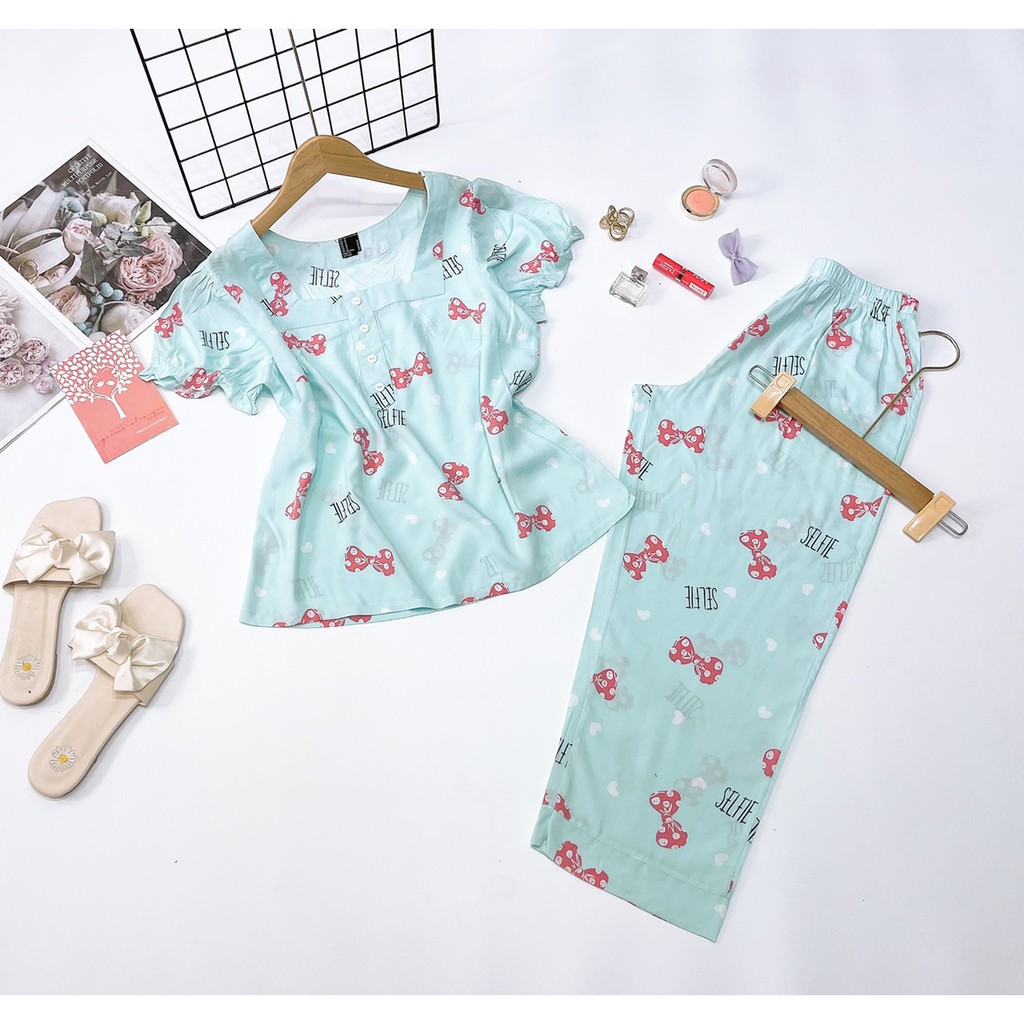 Bộ cổ vuông 9 tấc chất tole lanh VNXK
