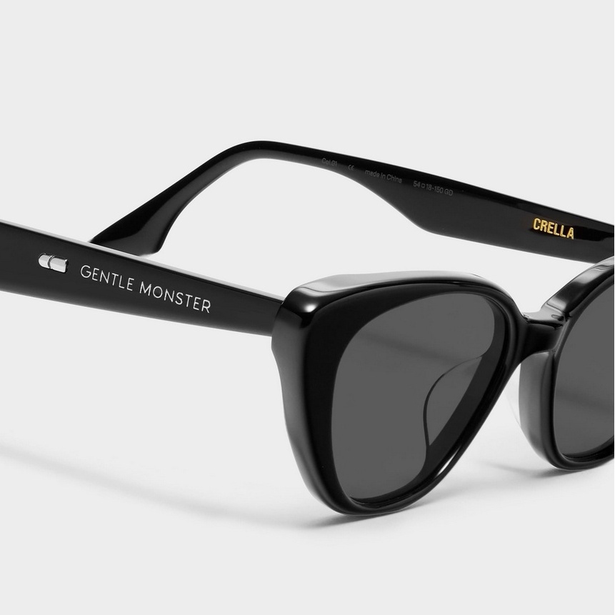 Kính mát kiểu mắt mèo màu đen Crella 01 - GM 2022