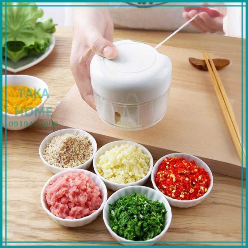 Máy Xay Tỏi Cầm Tay Đa Năng Bằng Dây Kéo LỖI 1 ĐỔI 1