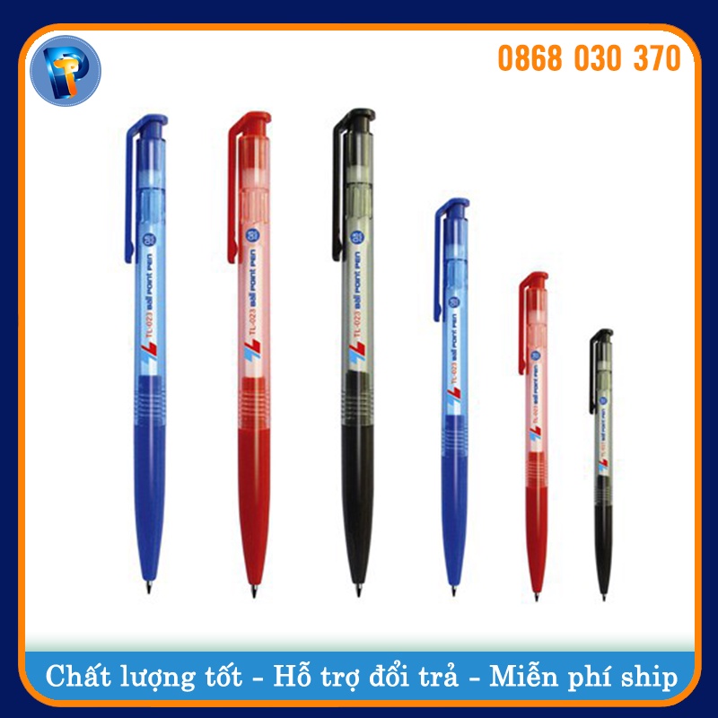 01 Chiếc Bút Bi Ngòi 0.8mm Văn Phòng (Bút Bi T.L 023)