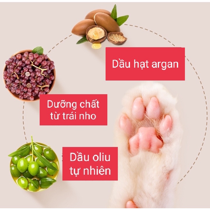 *Hoả tốc* Kem dưỡng chăm sóc đệm bàn chân, lòng bàn chân cho chó mèo thú cưng Paw Soother - Hàng cao cấp