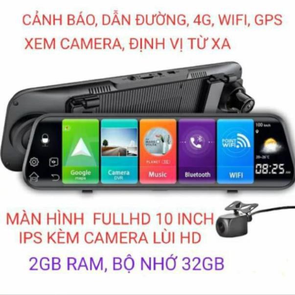 Camera hành trình Android 4G,wifi, gps gương Q18 | BigBuy360 - bigbuy360.vn