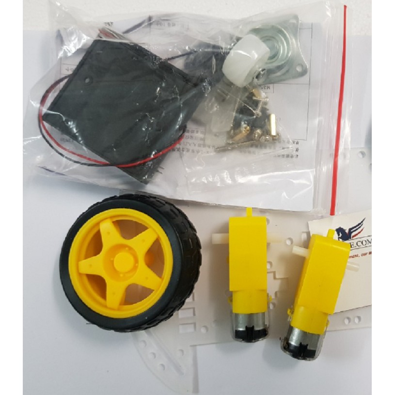 Bộ Kit Khung Xe Robot 3 Bánh - tự lắp ráp (DIY)