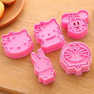 Khuôn cookie hoạt hình set 2c