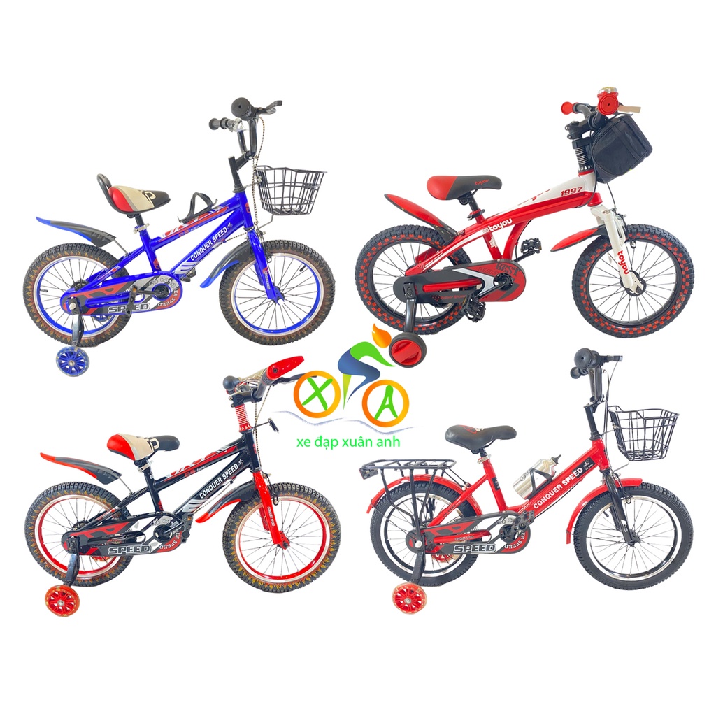 Xe Đạp Trẻ Em Nam 16 Inch Chính Hãng Cho Bé Từ 5 Đến 7 Tuổi