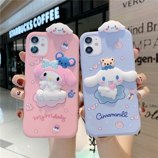 Ốp Điện Thoại Cho VIVO V70 V60 V50 V40 Y31D Y21D Y04 Y39 Y29 Y19S Y100 Y28 Y03 Y18 Y17S Y27S Y36 V30 V29 V27 V25 Y16 Y02S Y35 Y22 Y01 Y15S T1X Y20 Y30 Y50 Y51 V23 V21 Silicon Cinnamoroll Giai Điệu Ba Chiều Dễ Thương