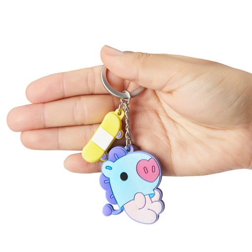 BT21 Baby Silicone Keyring x Line Friends Official Goods