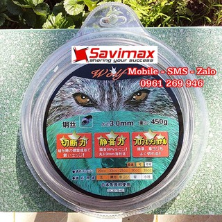 Cước cắt cỏ lõi thép 3mm cuộn 90m