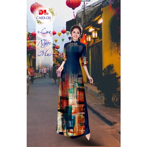 Vải áo dài lập thể