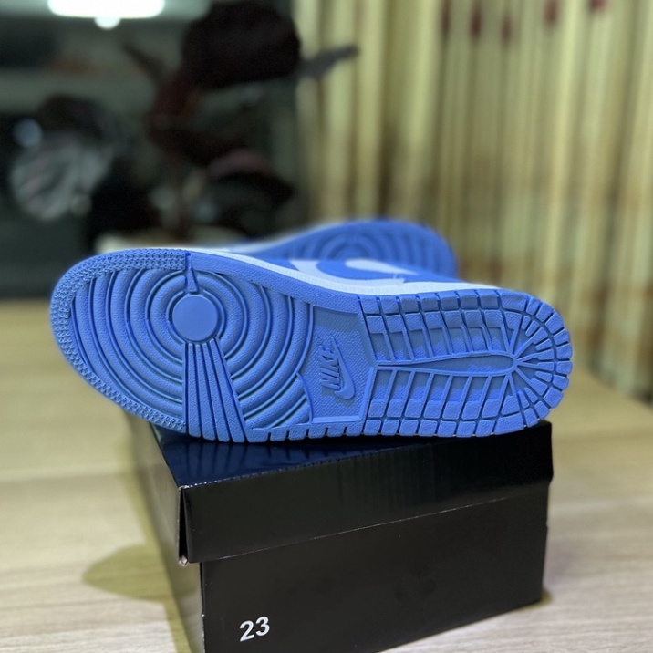 Giày Jordan Xanh Dương Cổ Thấp , JD1 Xanh Lam Thấp Cổ Full Phụ Kiện F11 Full Box