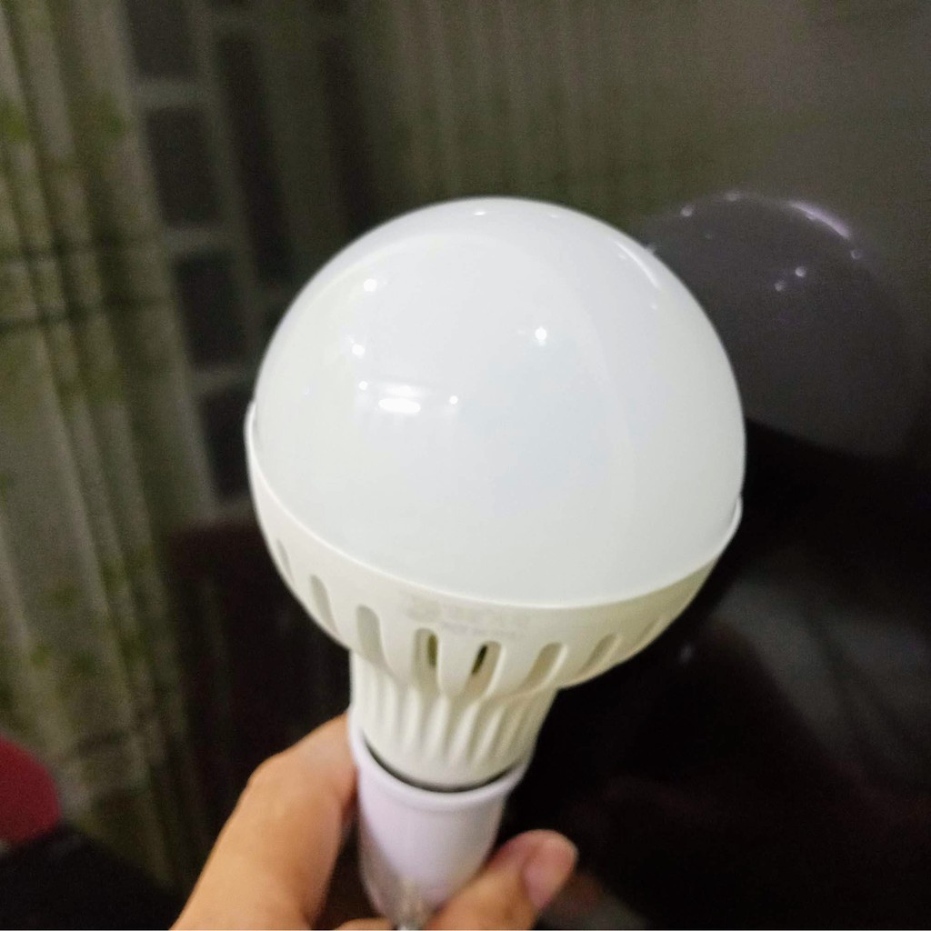 Bóng đèn led cảm biến âm thanh 9W, bật sáng khi có tiếng động, dùng trong nhà và ngoài trời