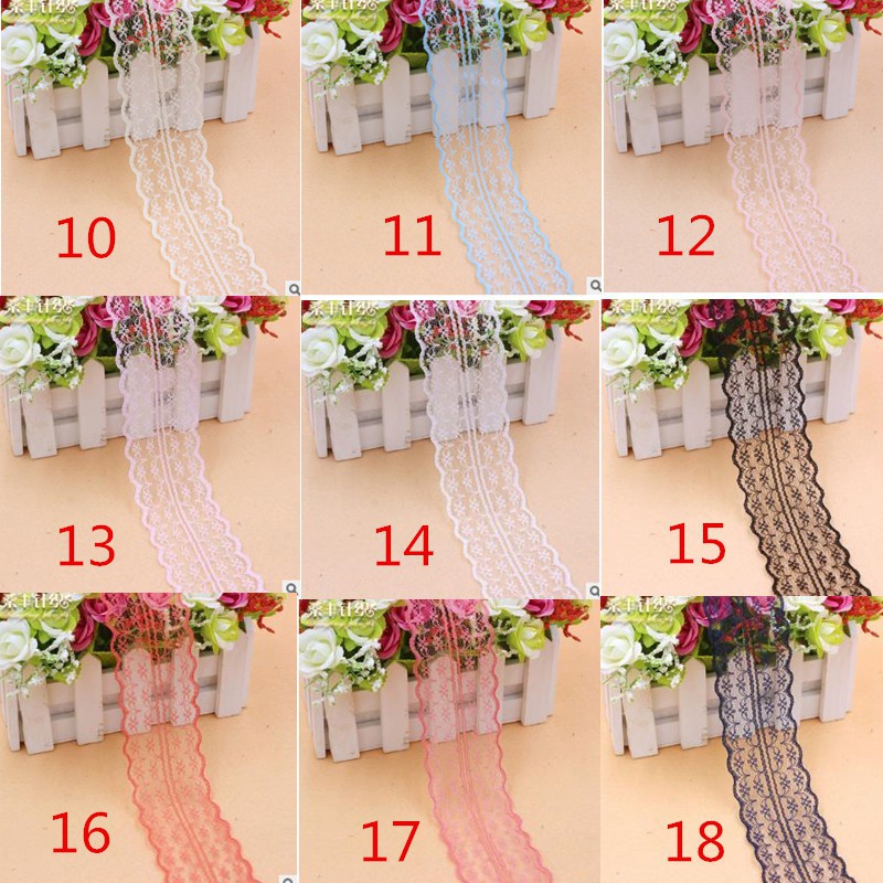 Dải dây ren hoa xinh 9m
