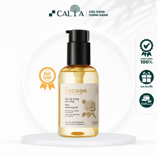   DATE 01 2026  Dầu Tẩy Trang Cocoon Chiết Xuất Hoa Hồng Làm Sạch Sâu Dưỡng Ẩm - Cocoon Rose Cleansing Oil 140ml 