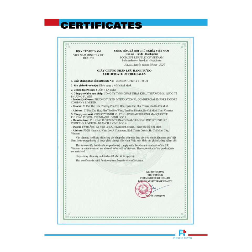 PT Mask VN.N95 Khẩu Trang Kháng Khuẩn