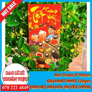 Lì xì 2021 xấp 6 bao chủ đề Tết Sum Vầy đủ mẫu