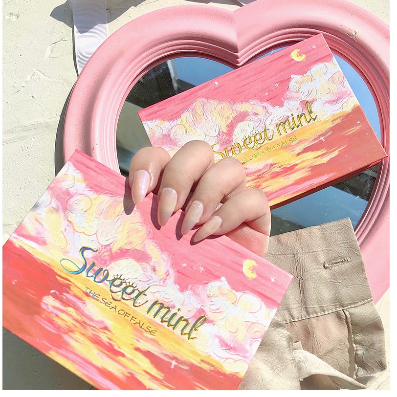 Bảng Phấn Sweet Mint Hồng Siêu Tiện Dụng Kết Hợp Phấn Mắt + Phấn Má + Tạo Khối The Sea Of False | BigBuy360 - bigbuy360.vn