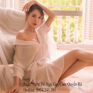 Váy ngủ sơmi sexy quyến rũ mọi góc nhìn