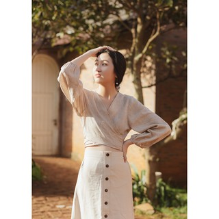 [thelegswork] Airi Top | Áo Crop Cột Vạt