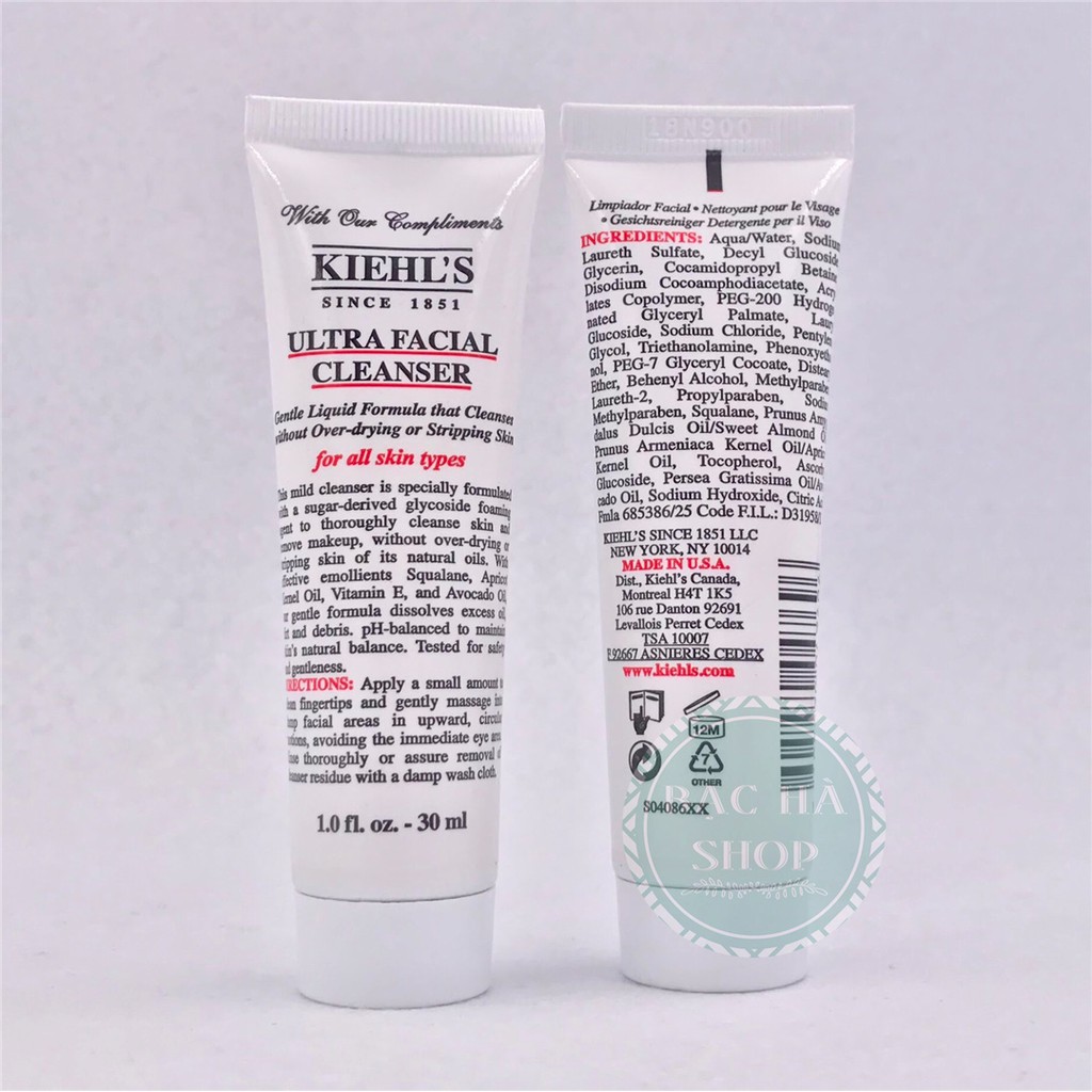 Kiehl's / Kiehls Set Dưỡng Da Khô Ultra 4 Món