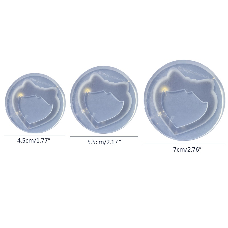 Sa Khuôn Silicon Làm Kẹp Nhựa Resin Hình Ngôi Sao / Nơ DIY