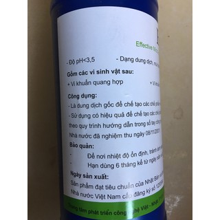 --- chế phẩm em gốc chai 1l chất, giá rẻ.