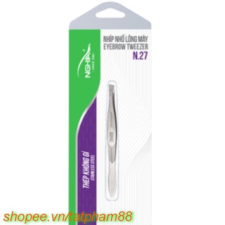 Nhíp Nhổ Lông Mày NGHĨA N27 100% Chính Hãng,  TAT Cung Cấp Và Bảo Trợ.