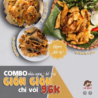 COMBO DA CÁ - DA HEO - CƠM CHÁY ABI