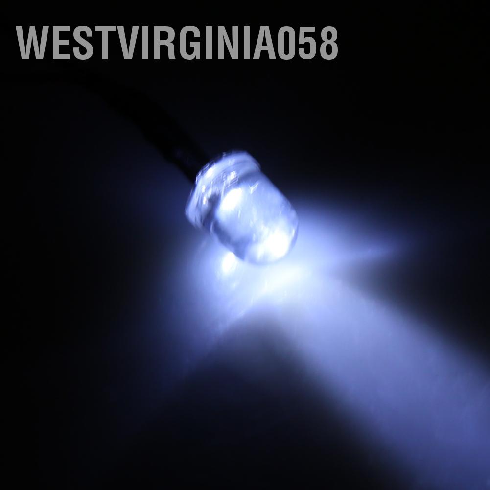 Westvirginia058 Westvirginia058 10pcs 12v 10mm LED Light emitting Diode Wired Multicolor Cable 20cm 0.06W