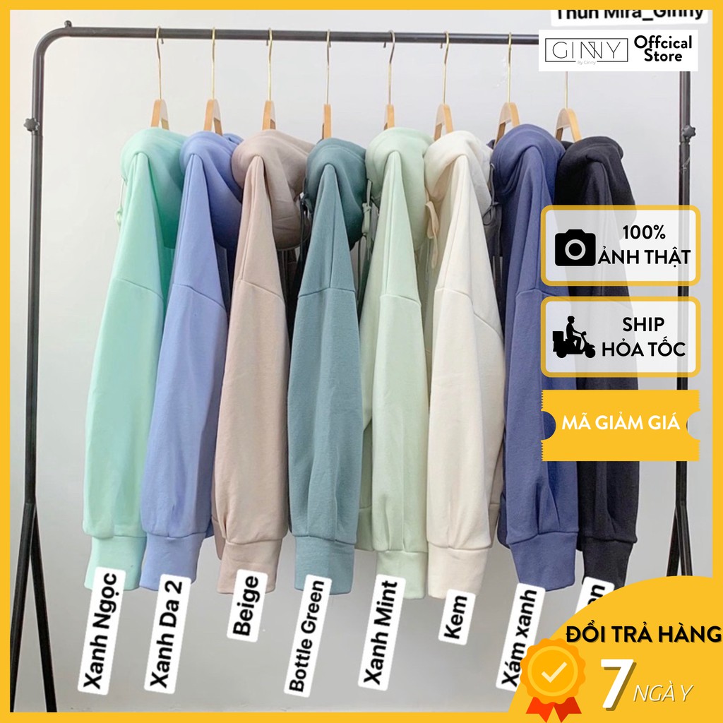 Áo Khoác Thun Mira Phiên Bản Mới TL04 | Form Rộng Freesize | Kèm Hình Thật