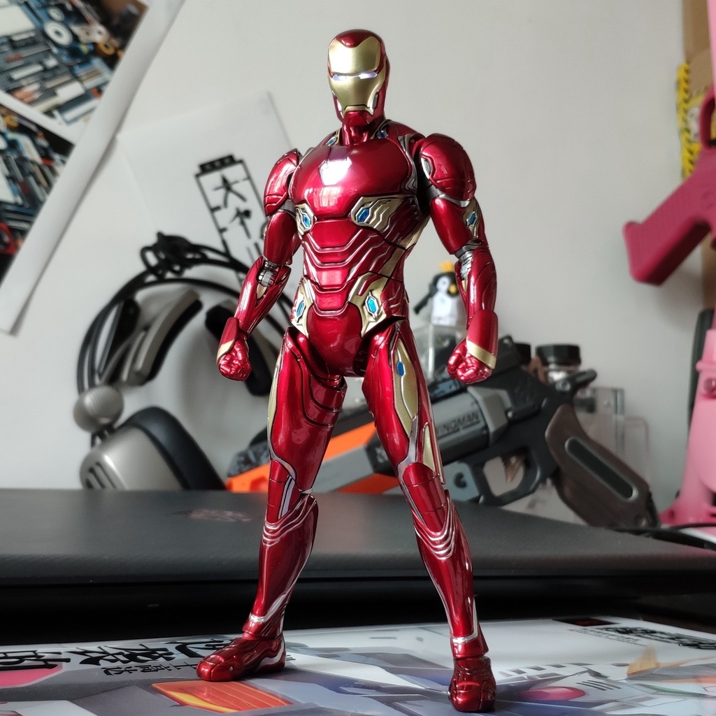 Mô hình Marvel Fantascraft Avengers Infinity War Iron Man Mark 50  Die-Cast 1/12 Action Figure - Hàng chính hãn