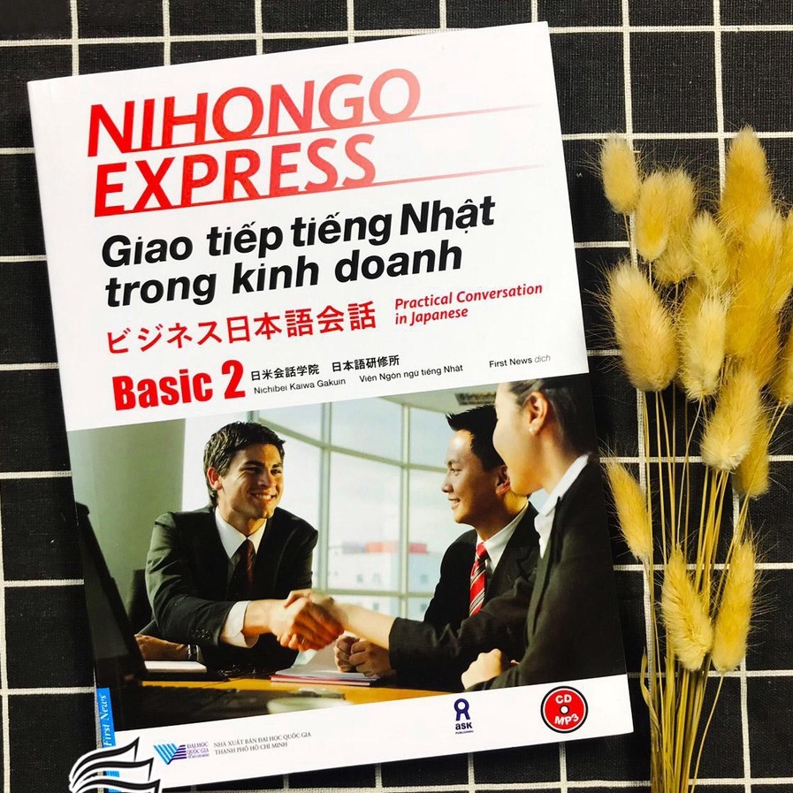 Sách - Combo Giáo trình giao tiếp tiếng Nhật trong kinh doanh Nihongo Express Bijinesu Nihongo Kaiwa