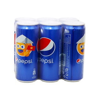 6 lon nước ngọt có gas Pepsi,330ml