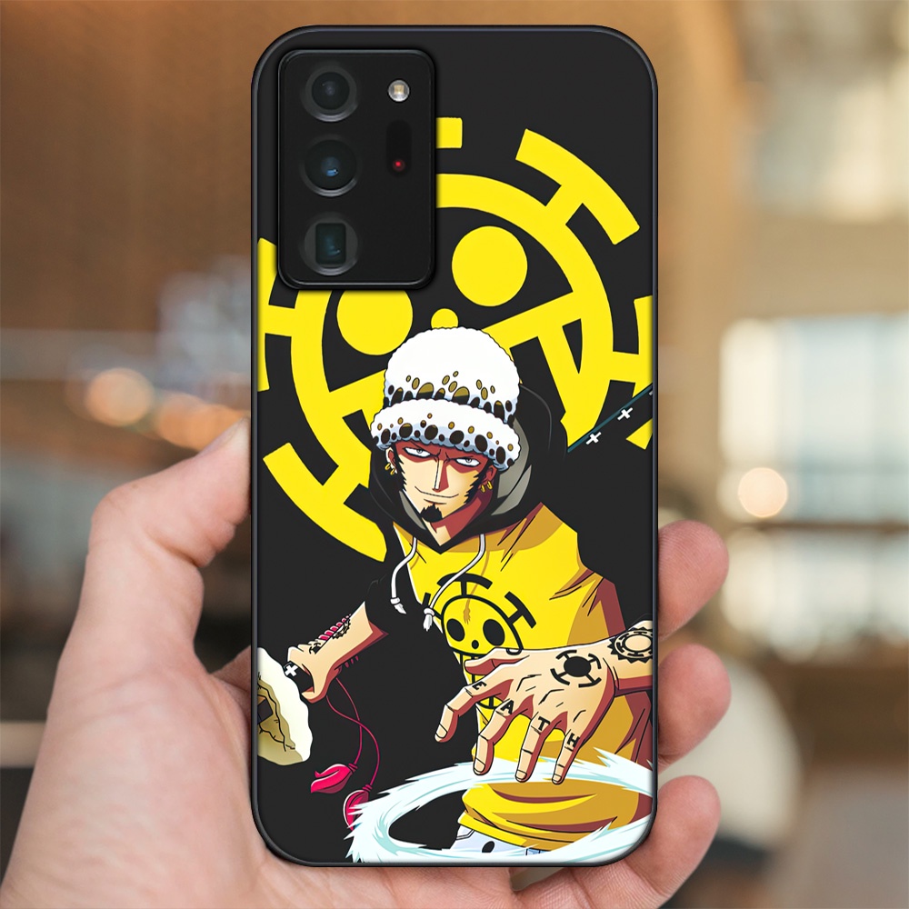 Ốp lưng Samsung Note 20 Ultra viền đen in hình Law One Piece
