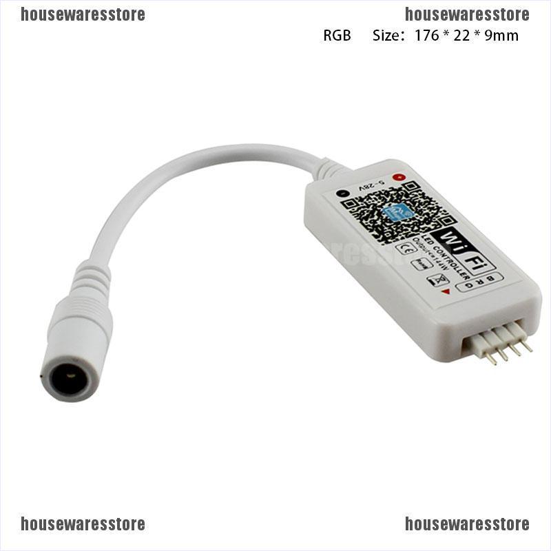 Bộ điều khiển đèn led Wifi 5-28V Mini RGB/ RGBW