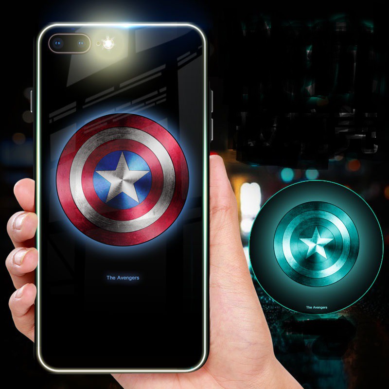 ốp captian dạ quang ban đêm cho iphone