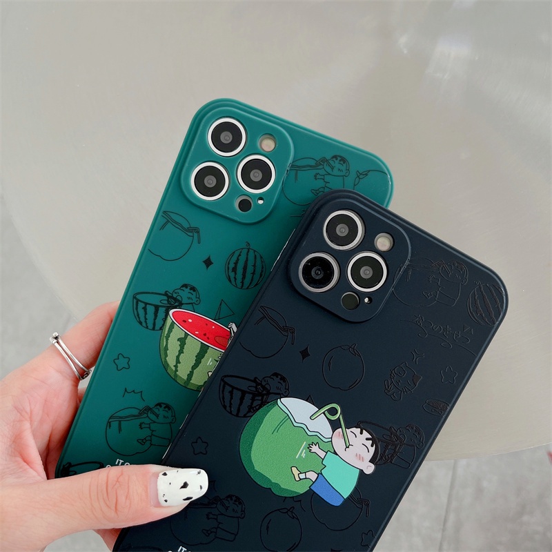 Ốp Điện Thoại Silicon Chống Rơi Họa Tiết Hoạt Hình Cho iPhone 12 13 11 PRO MAX XR 11 12 PRO X XS MAX