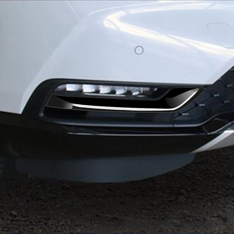 Khung Gắn Đèn Sương Mù Phía Trước Màu Đen Bóng Cho Xe Hơi Honda HRV HR-V Vezel 2021 2022