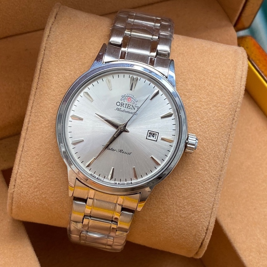 Đồng hồ nam O.rient dây thép không gỉ, máy pin