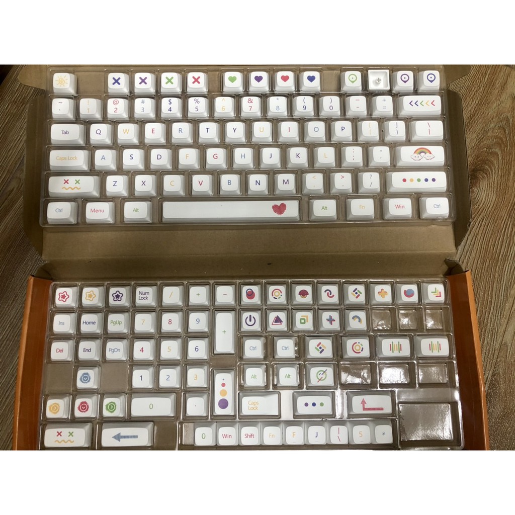 Bộ keycap bàn phím cơ profile XDA - Color 140 nút